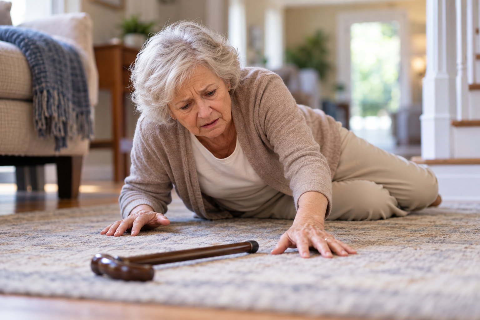 senior falling